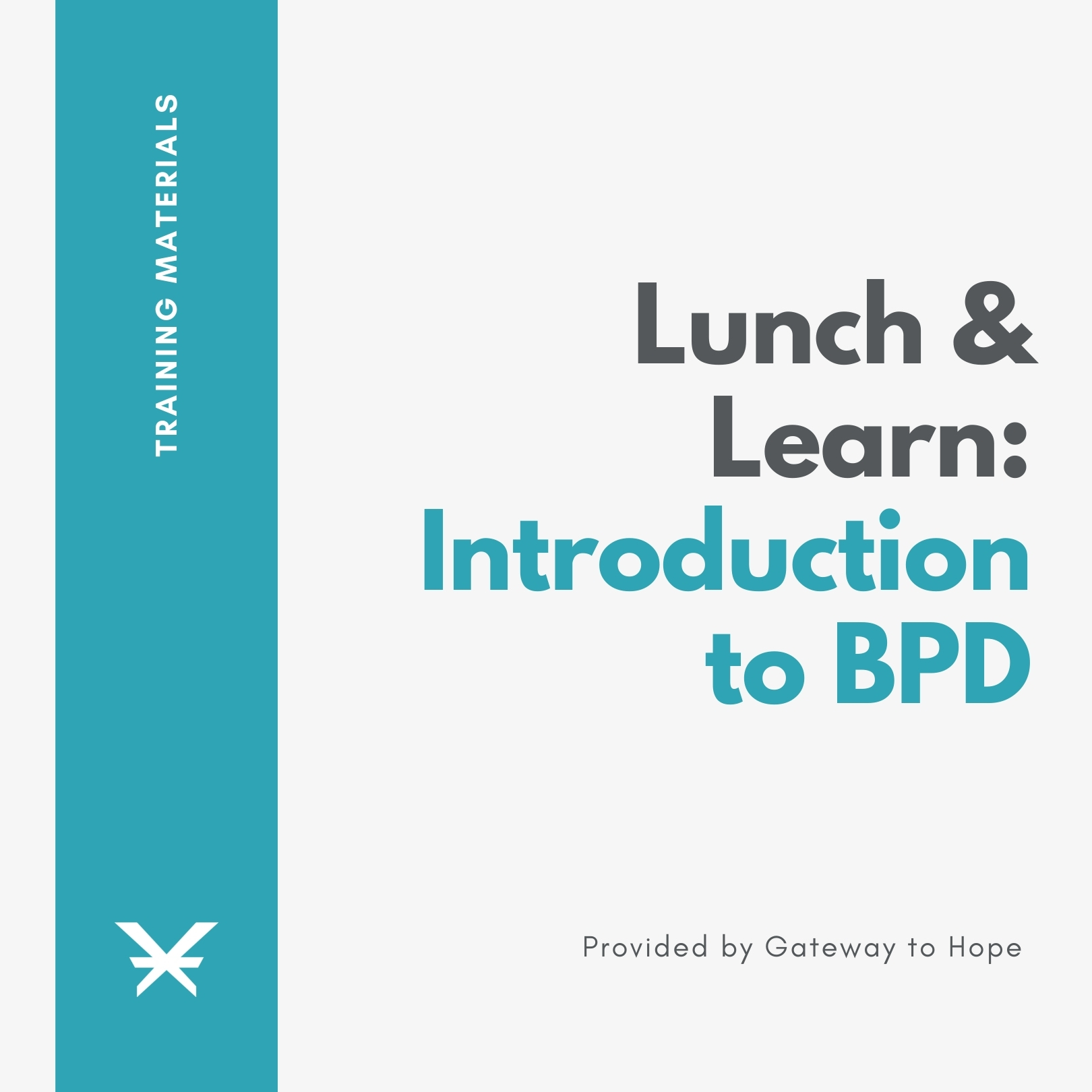 Lunch & Learn: Introduction to BPD Presentation
